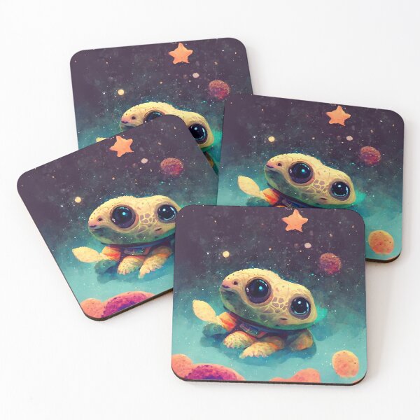 Item preview, Cute Space Turtle  designed and sold by NebulaNow.