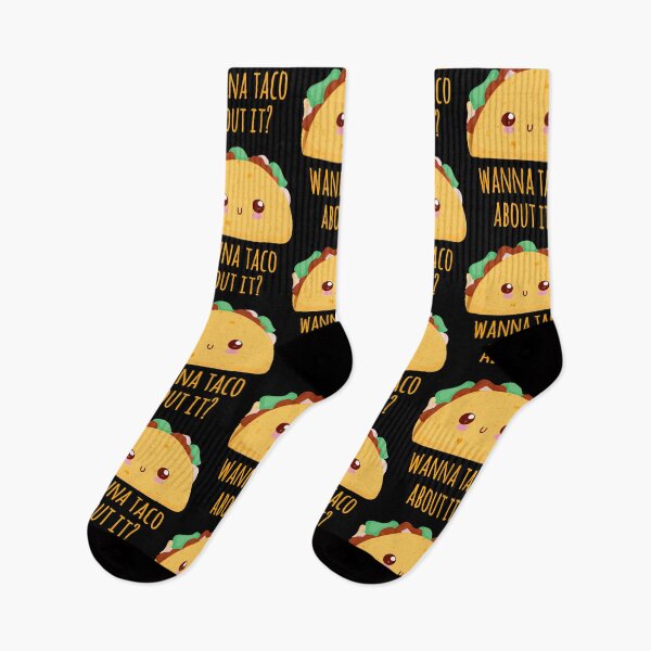 Item preview, Wanna Taco About It? Funny Cute Taco Design Gift designed and sold by narekmug.