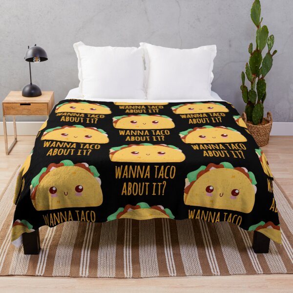 Item preview, Wanna Taco About It? Funny Cute Taco Design Gift designed and sold by narekmug.