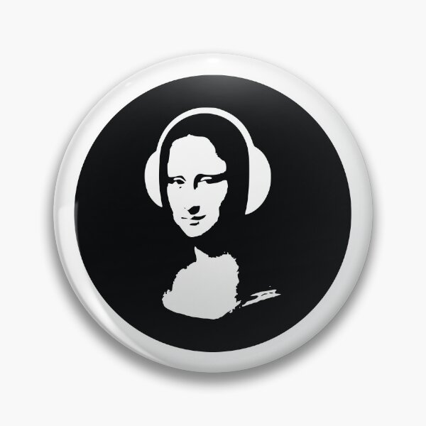 Item preview, DJ Mona Lisa in headphones designed and sold by bolkibox.