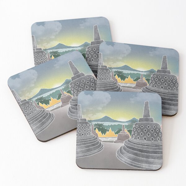 Item preview, Borobudur Temple in Indonesia designed and sold by traveltheory.