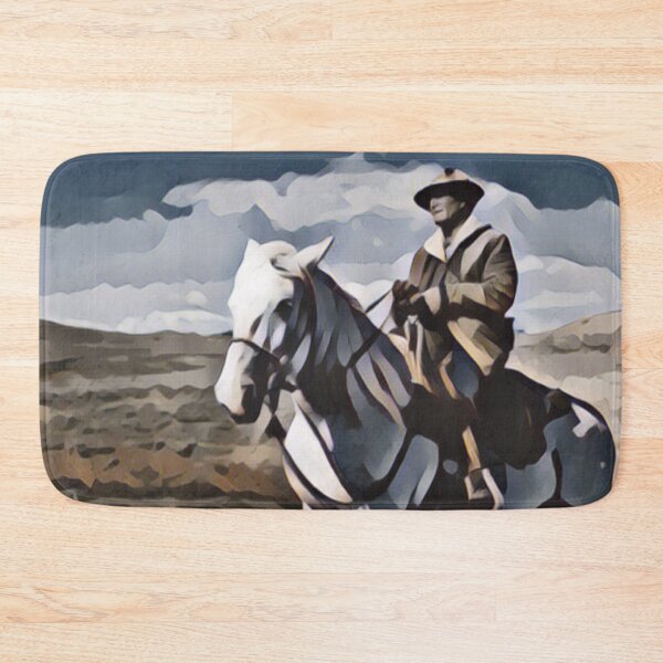 Item preview, Lone Cowboy on Horse With Dog designed and sold by No1Equestrian.