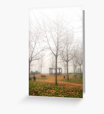 Invierno nebuloso Greeting Card