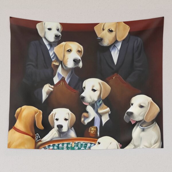 Item preview, Gambling dogs designed and sold by RTrivella.