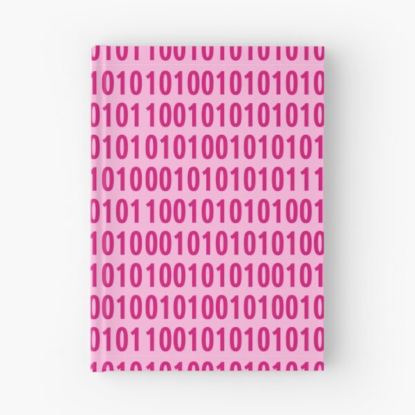 Item preview, pink binary code pattern designed and sold by AurelsPrints.