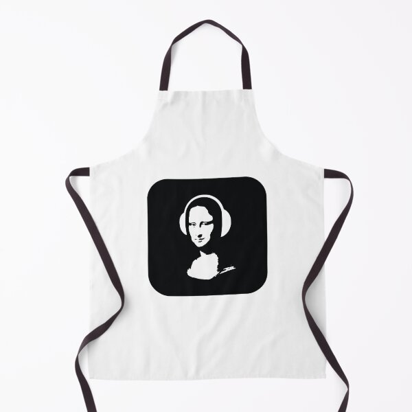 Item preview, DJ Mona Lisa in headphones designed and sold by bolkibox.