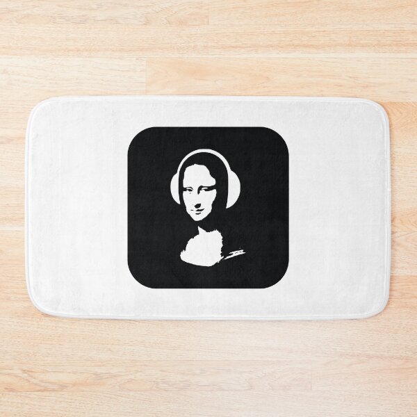 Item preview, DJ Mona Lisa in headphones designed and sold by bolkibox.
