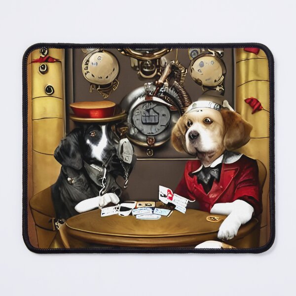 Item preview, Gambling dogs steam punk designed and sold by RTrivella.