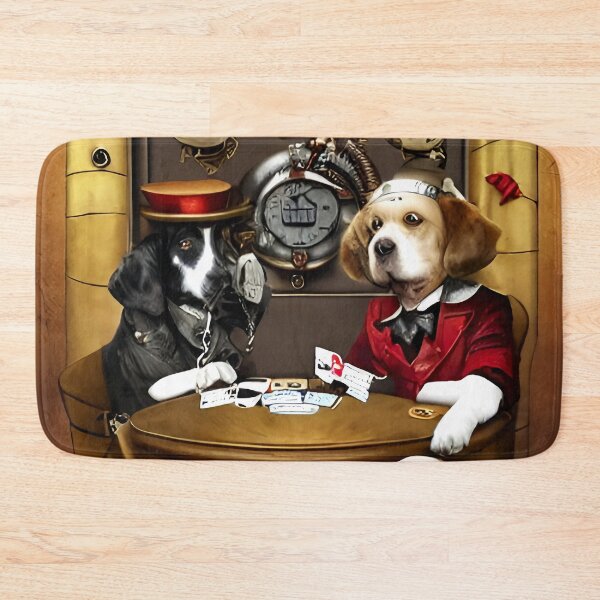Item preview, Gambling dogs steam punk designed and sold by RTrivella.