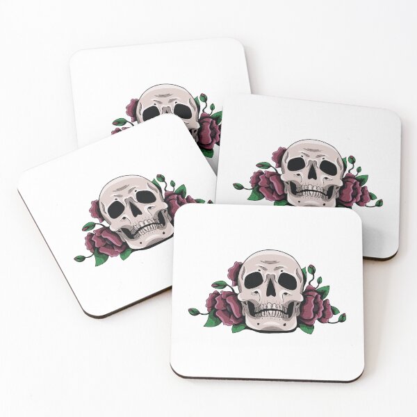 Item preview, Skull with Poppy  designed and sold by SamirElh77.