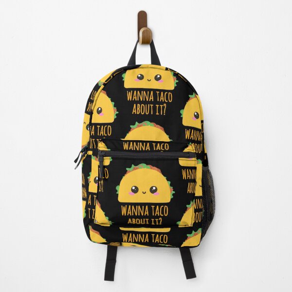 Item preview, Wanna Taco About It Cute Taco Kawaii Art designed and sold by narekmug.