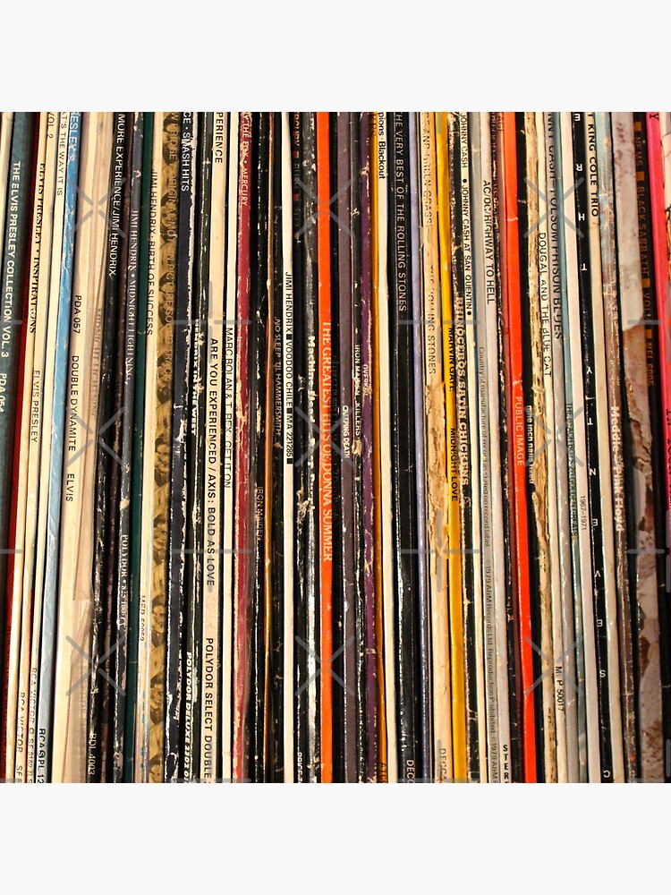 Vinyl record collection photography by shootingnelly