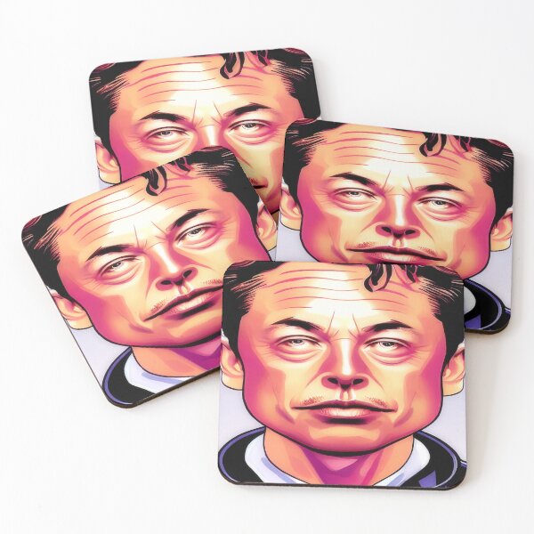 Item preview, Caricature of Elon that rich guy designed and sold by Liz4paris.