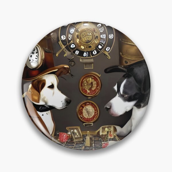 Item preview, Gambling dogs steam punk designed and sold by RTrivella.