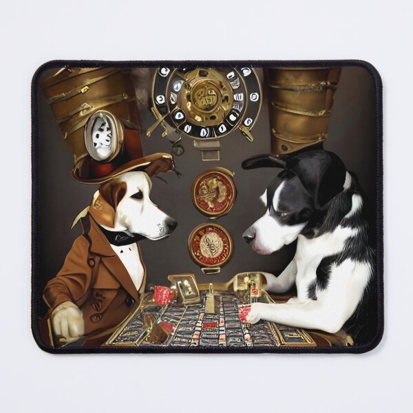 Item preview, Gambling dogs steam punk designed and sold by RTrivella.