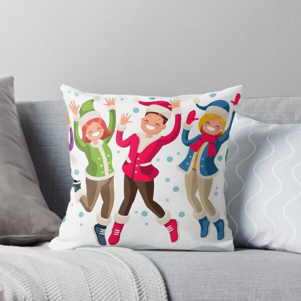 Item preview, Happy Winter Cartoon People Family designed and sold by aurielaki.