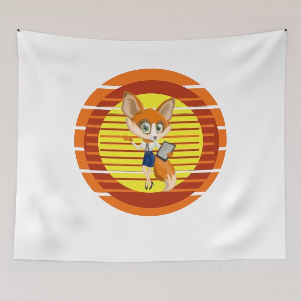 Item preview, Just A Girl Who Loves Fennec Foxes designed and sold by Diverseideas.