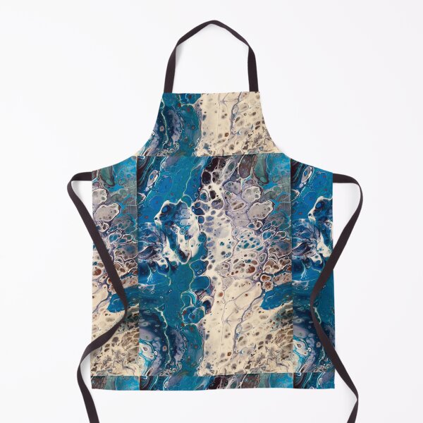 Item preview, Blue sea fluid acrylic pour designed and sold by baksuart.