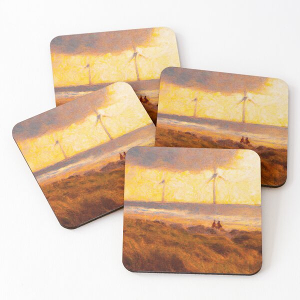 Item preview, Windfarm Under A Sunset designed and sold by Zestpond.