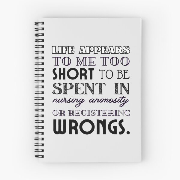 Item preview, Life appears to me too short to be spent in nursing animosity or registering wrongs. - Charlotte Brontë, Jane Eyre Quote designed and sold by violet-hope.