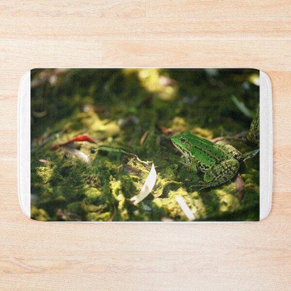 Item preview, Green frog sitting on ground designed and sold by olena2552.
