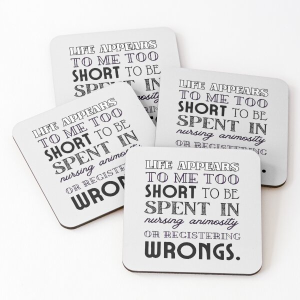 Item preview, Life appears to me too short to be spent in nursing animosity or registering wrongs. - Charlotte Brontë, Jane Eyre Quote designed and sold by violet-hope.