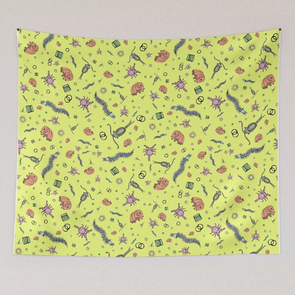 Item preview, Microscopic Animals in Yellow designed and sold by Nemki.