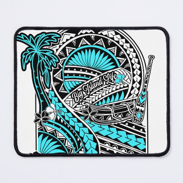 Item preview, Vintage Big Island Hawaiian Touch Of Teal Tattoo  designed and sold by sunnthreads.