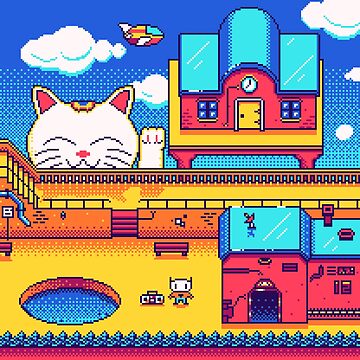 Artwork thumbnail, Up In The Sky pixelart by Retroperks