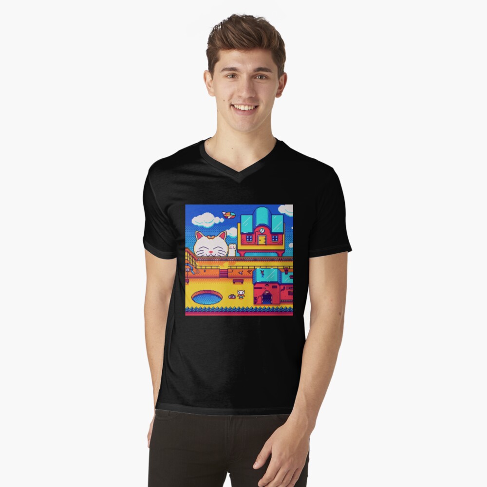 Item preview, V-Neck T-Shirt designed and sold by djspacegr.