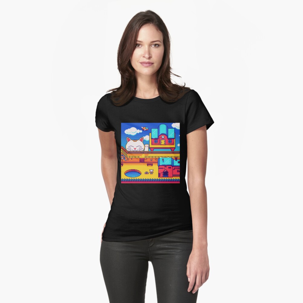 Item preview, Fitted T-Shirt designed and sold by djspacegr.