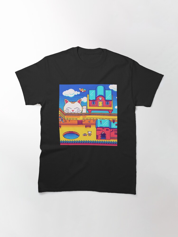Thumbnail 3 of 7, Classic T-Shirt, Up In The Sky pixelart designed and sold by djspacegr.