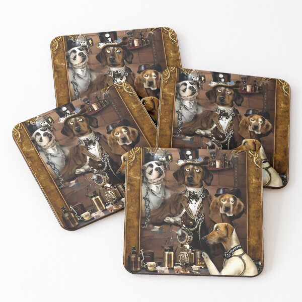 Item preview, Gambling dogs steam punk designed and sold by RTrivella.