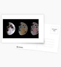 3 Phases of The Moon Postkarten