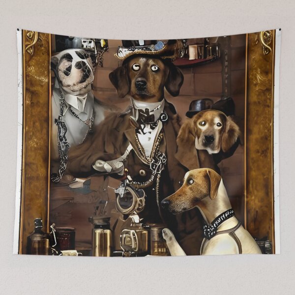 Item preview, Gambling dogs steam punk designed and sold by RTrivella.