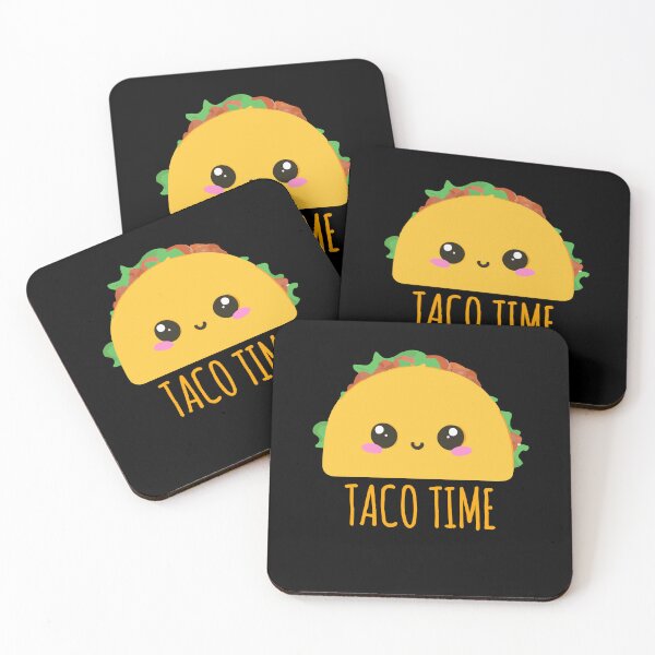 Item preview, Taco Time Cute Taco Art Taco Tuesday Kawaii Art designed and sold by narekmug.