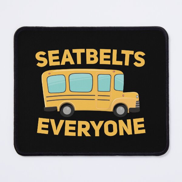 Item preview, Seatbelts Everyone Vintage Retro designed and sold by BLACK2SHOP.
