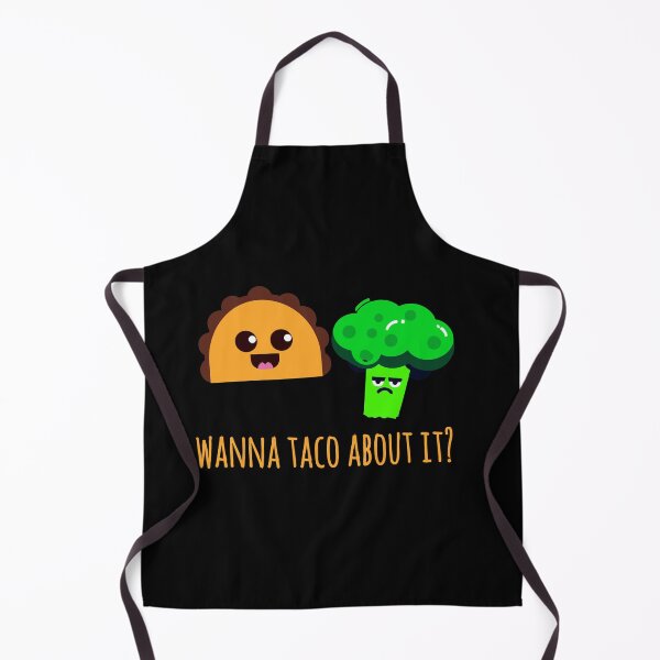 Item preview, Wanna Taco About It? Cute Taco Angry Broccoli Art designed and sold by narekmug.