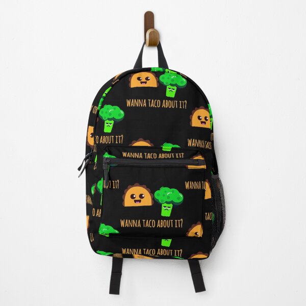 Item preview, Wanna Taco About It? Cute Taco Angry Broccoli Art designed and sold by narekmug.