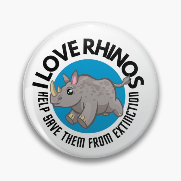 Item preview, I love rhinos help save them from extinction designed and sold by Douniaya.
