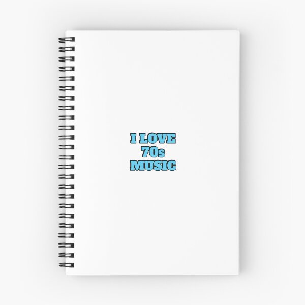 Item preview, I love 70s music purple retro nostalgia blue text designed and sold by Inspirationmotivation.