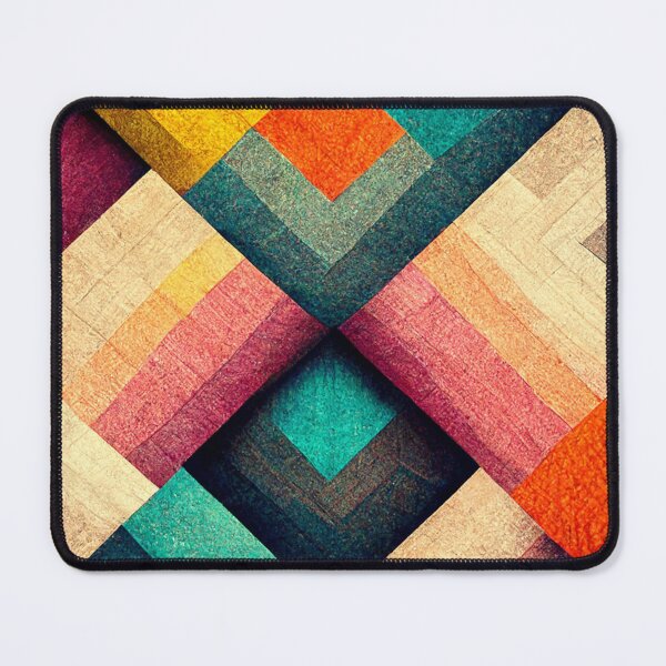 Item preview, AI Vivid Colors Diagonal Geometric Pattern designed and sold by NVDesigns.