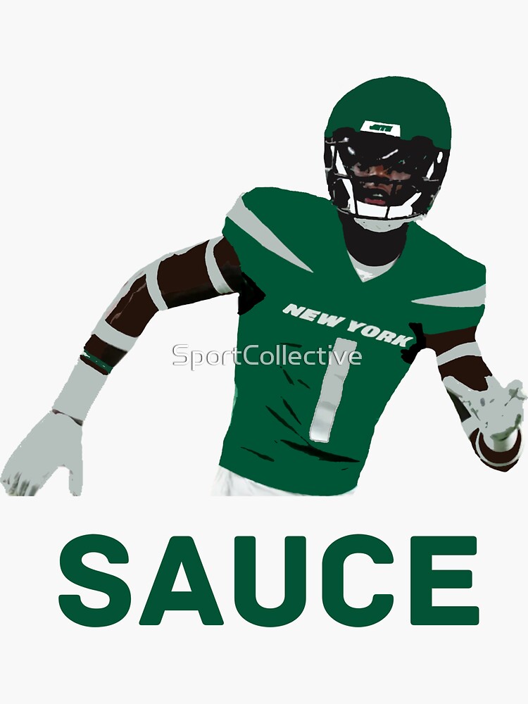 ""Sauce" Gardner Nickname" Sticker for Sale by SportCollective Redbubble