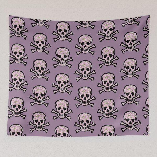 Item preview, Flower skull designed and sold by kasha-shadow.