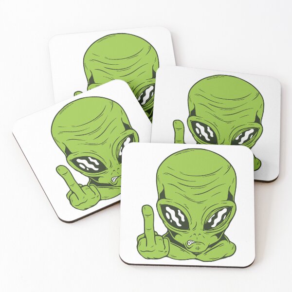 Item preview, Alien Flipping Off designed and sold by bennetthuskers.