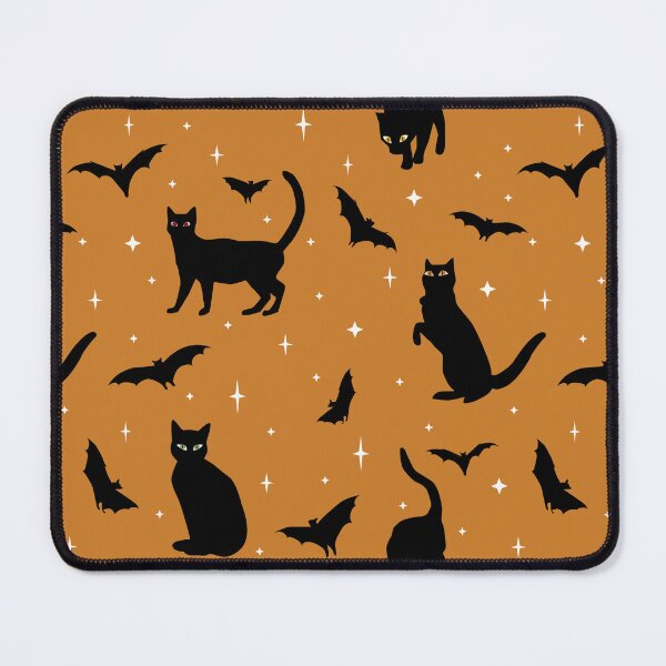 Item preview, Bats and Cats - Bright Orange designed and sold by Ember Custer.