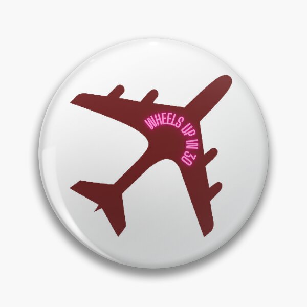 Item preview, Wheels up in 30 airplane design designed and sold by LucidndSolo.