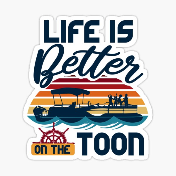 Life is Better on A Pontoon Mug Pontoon Boat Gifts Pontoon Boat