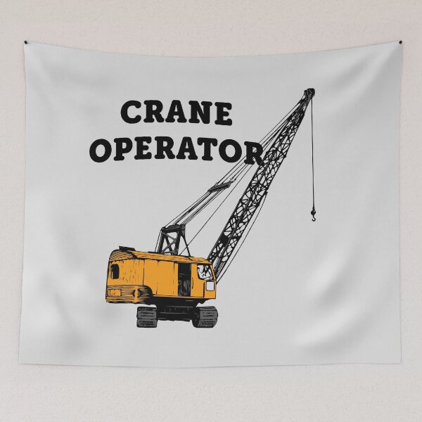 Item preview, Crane Operator Crawler Crane (Front/Back-LG-1A) designed and sold by OESwag.