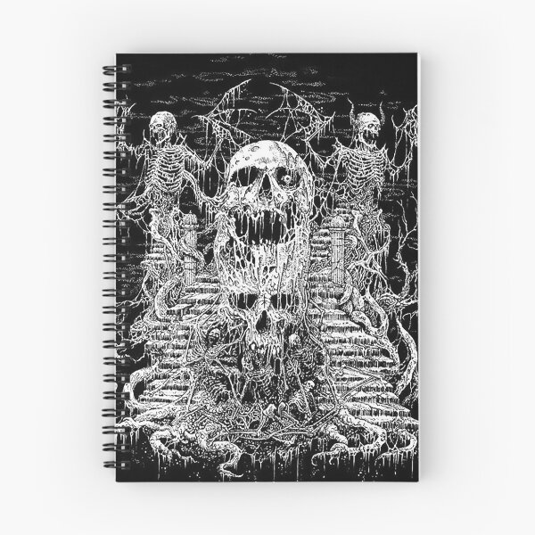Item preview, Death Skeleton Skull Angel Demon Staircase black white designed and sold by DRK7DSGN.